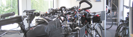 Fahrradmitnahme in unseren Zügen